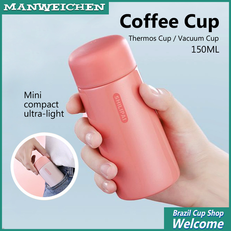 Garrafa Térmica Portátil De Aço Inoxidável Para Xícara De Café Com Água 150ML/4 Cores
