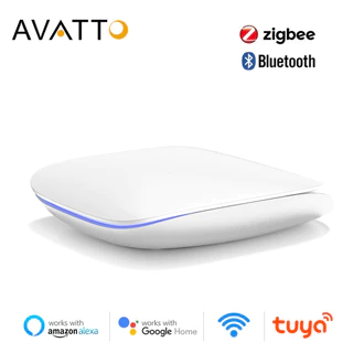 AVATTO Tuya Zigbee 3.0/Bluetooth Smart Gateway Hub Multi-Modelo 2 Em 1 Home Bridge Controlador Remoto Sem Fio Trabalhar Com Alexa Google