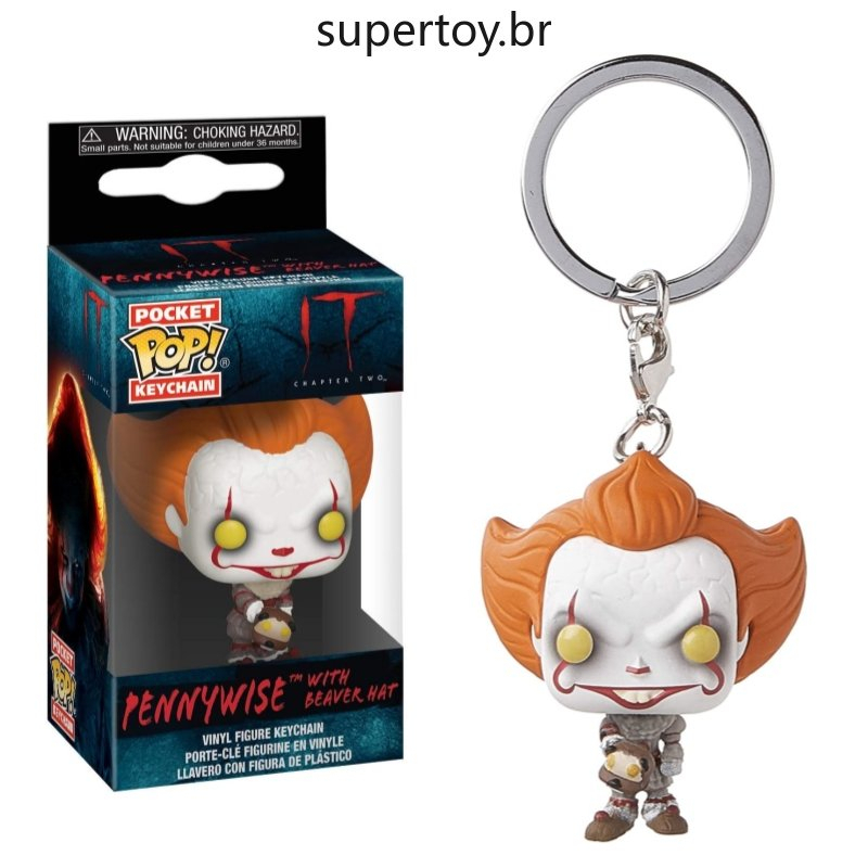 Funko Pop Chaveiro Horror It Pennywise Scream Ghostface Chucky