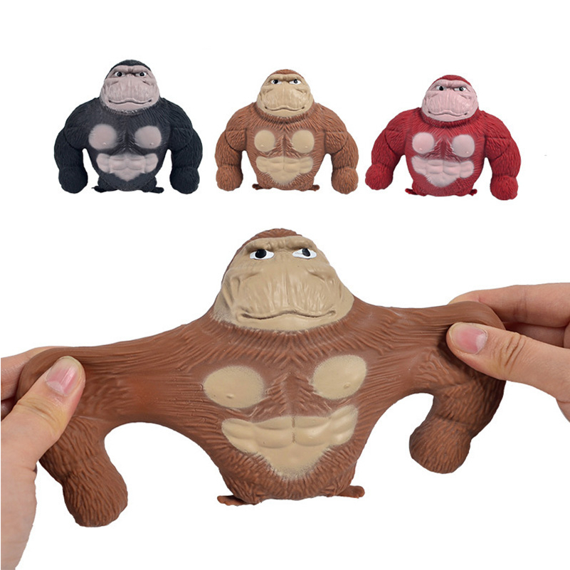 Gamma Baby-Macaco Antistress Brinquedo Elástico Macio Novidade TPR Reliever Espongy Monkey Doll