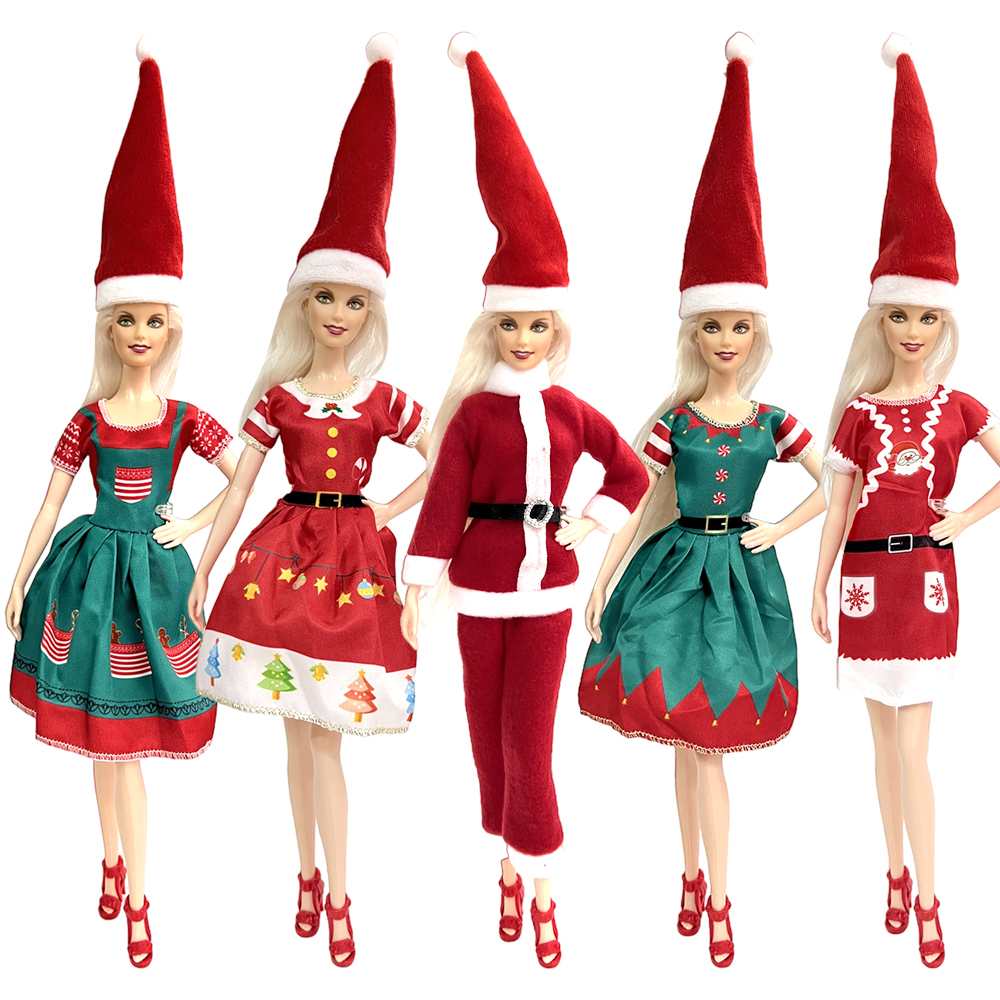 Barbie Doll Moda Roupas Set para Meninas, Vestido de Festa, Colar Outfits,  Sapatos Acessórios, Aniversário e Presentes de Natal, Original