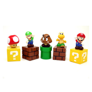 18pcs Super Mario Bros Figuras de Ação Brinquedos Set Jogo