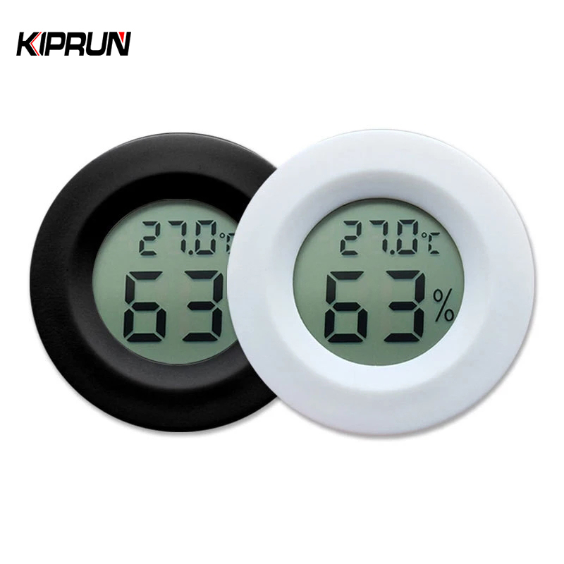 Termômetro Digital KIPRUN Higrômetro ,-50 ~ + 70 C Mini LCD De Frigorífico Testador De Temperatura Sensor De Umidade Detector Autocarro Pet