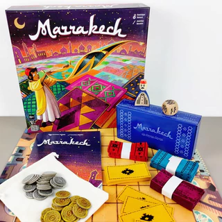 MARRAKECH Grabbing Territory Board Game MARRAKECH Jogo De Cartas Do Território De Agarrar Estratégia Para Pais E Filhos Familiar