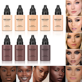BEAUTY GLAZED Maquiagem Líquida Mate À Prova D