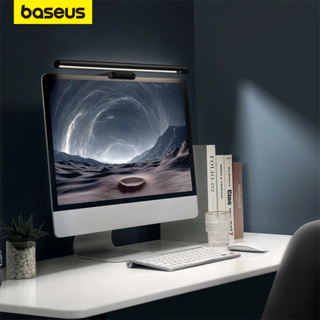 Baseus Luminária De Mesa Com Led Ajustável Para Monitor Lcd / Laptop (Pro)