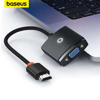 Baseus Adaptador HDMI 1080P-Compatible Para VGA Xbox PS5/PS4/TV/Projetor Portátil