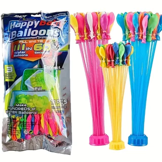37/111Pcs/Set Balões De Água De Enchimento Rápido Para Piscinas De Praia Festa De Verão