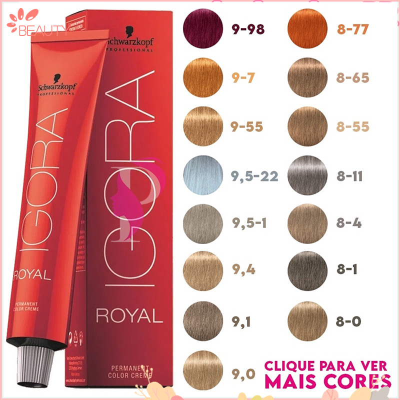 Igora Royal Schwarzkopf Coloração Professional 60g (Todas Tonalidades ...