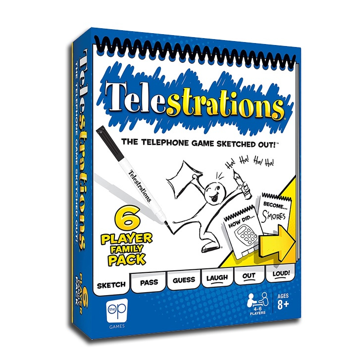 Telestrations Family Board Game A Fun Family Game for Kids and Adults