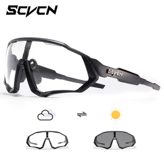 Óculos de sol fotocromáticos para ciclismo esportivo de mountain bike