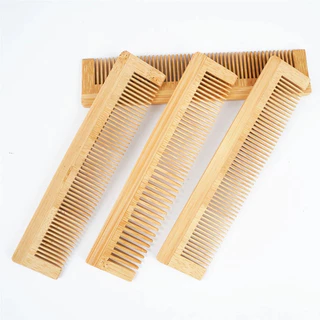 1Pcs Pente De Madeira Bambu Massagem Cabelo Natural Anti-Estático Para Cuidados Com O