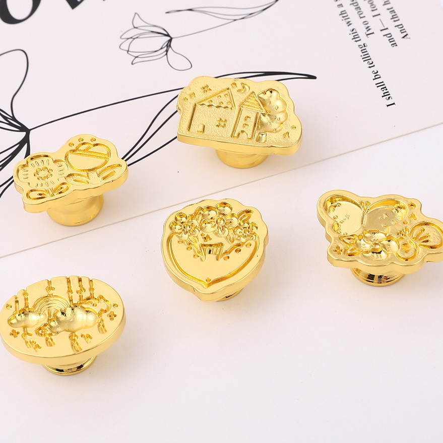 Selo De Cera Flores De Carimbo/Plantas/Frutas/Envelopes De Cabeça De Cobre Retro Convites De Casamento Scrapbooking