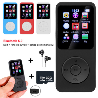 Bluetooth 5.0 MP3 MP4 Player HIFI Colunas De Música Sport MP4 Media FM Leitor De Rádio Voz Ebook