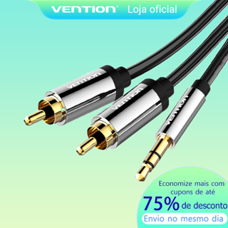 Vention 3.5mm to 2RCA Audio Cable Jack 3.5 Male to RCA Male Y Splitter Stereo Audio Adapter for Home Theater Speakers