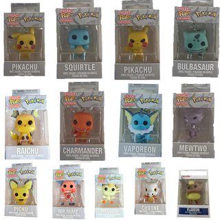 Funko pop Pokemon Pikachu Chaveiro De Charme De Esquilo
