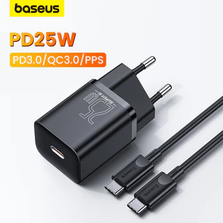 Carregador Rápido Baseus 25w Super Si Mini Usb C