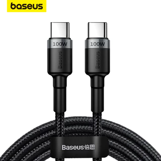 Cabo De Carregamento Rápido Baseus Pd Usb C Para Typec Qc 4.0 Para iPhone 15 / Xiaomi / Huawei / Macbook (100W)
