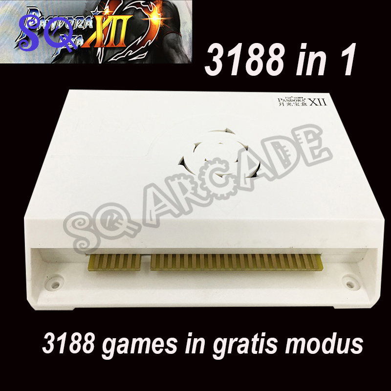 Pandora Saga 3188 Em 1 Jamma Versão Arcade Joystick Multigame Board 3P 4P Jogos HDMI Saída VGA Para Máquina De Venda De Casa