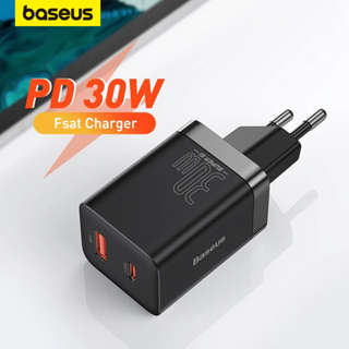 Carregador Rápido Tipo C Porta Dupla Baseus Pd 30w Qc3.0 Usb Para phone 12 X Xs 8 Macbook
