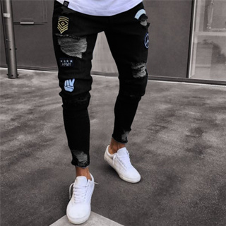 Calça Jeans Masculina Super Skinny Justa Bem Colada Na Perna Com Lycra  Elastano Premium