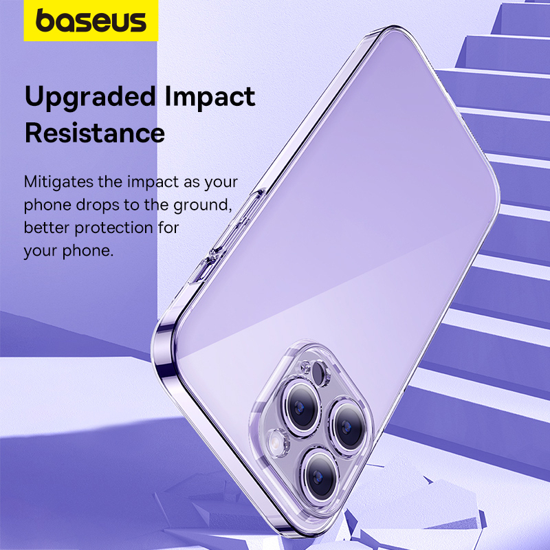 Baseus Estojo De Telefone Transparente Para iP 14 13 12 11 Pro Max