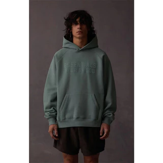FEAR OG GOD FOG Temporada 8 Rosca Dupla Essenciais 23 Nova Carta Com O Logotipo Da Rua Alta Americana Raglan Sleeve Hoodie Loose Sweater