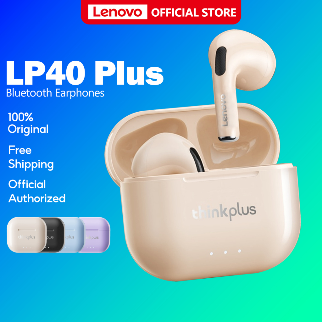Lenovo LP40 Plus LP40 Ii True Wireless Bluetooth Earbuds HD Stereo ...