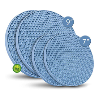 Esteiras Walfos De Silicone Trivet Mats Resistentes Ao Calor Conjunto De  Quentes Multiuso Não Deslizantes Para Pratos Panelas Abridor De Jarra Grau  Alimentício & BPA Livre 4pcs 2 Tamanhos 7 Polegadas 9