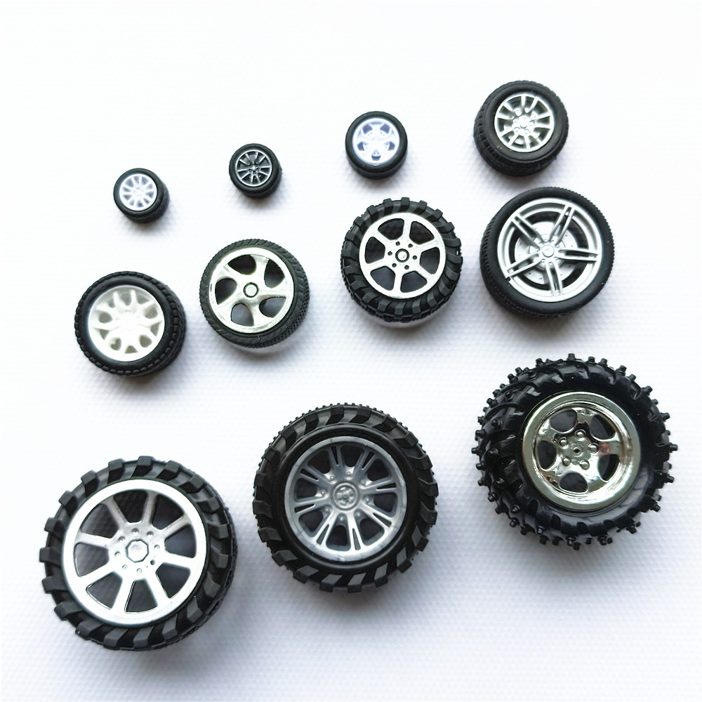 2 Pçs/Lote 17 Tipos Mini Rodas De Carro De Brinquedo DIY Modelo Pneus ...