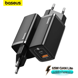 Baseus GaN2 Lite Tipo-C PD Carregador Rápido Suporte QC 4.0/3.0 Para Telefones E Laptops (65 W)