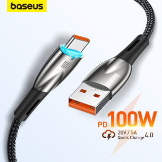 Cabo De Dados De Carregamento Rápido USB Para Tipo C Baseus 100W Série Glimmer