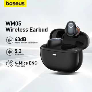 Baseus Bowie WM05 ANC TWS Fones De Ouvido Sem Fio Bluetooth 5.2