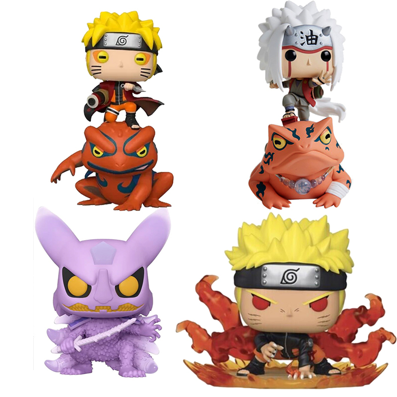 Funko Pop ! Naruto Jiraiya Kurama Modo Sage Vinil Ação Figura Brinquedos Modelo Bonecos