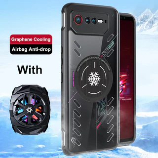 Para A Caixa De Resfriamento ASUS ROG 6 Pro 7 Tampa De Dissipação De Calor De Jogo Em Liga De Alumínio Graphene + Radiador Phone 6/6D ROG7