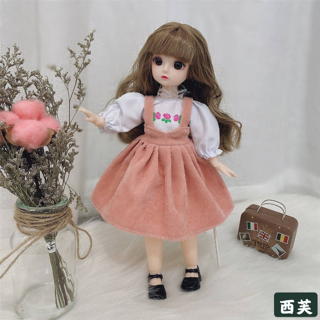 1/6 Bjd Boneca Maquiagem Boneca Sorriso Rosto Boneca Cabeça Ou Boneca  Inteira 30cm Faça Você Mesmo Bonecas Artesanais Crianças Brinquedo Meninas  Boneca Cool Girl Casual Loli Conjunto de Roupas Acessór : 