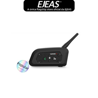 EJEAS Vnetphone V6 Capacete De Motocicleta Fone De Ouvido Bluetooth Intercomunicador À Prova D