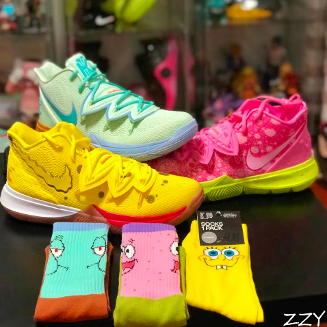 Nova SpongeBob SquarePants Irving 5 Joint Shock Absorption Anti