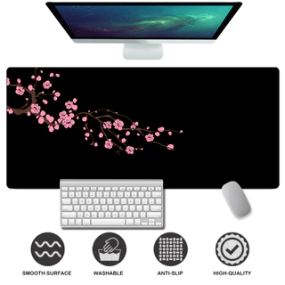 Tapete De Rato Sakura Cherry mouse pad Japonês Para Jogos Personalizado Grande Mesa Bonito