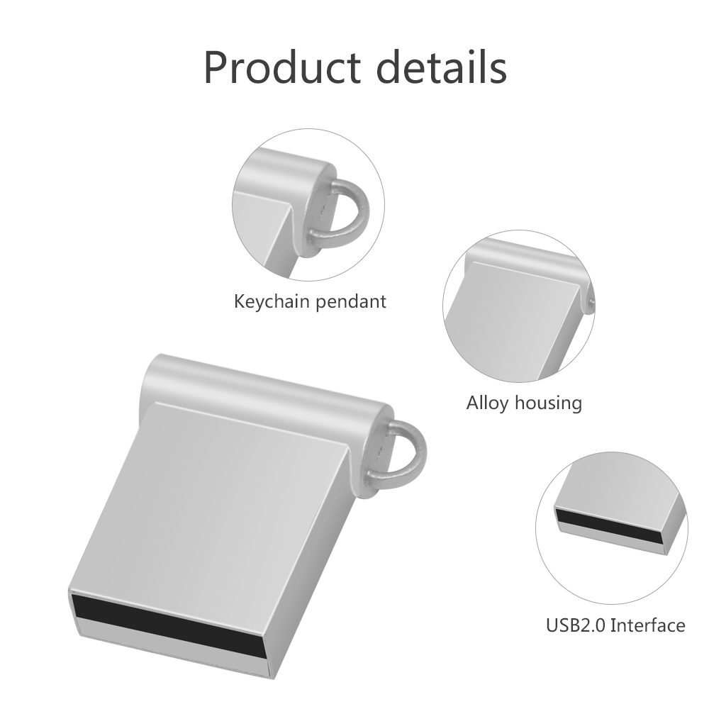 Mini U disk 2.0 metal usb pendrive 2TB 128GB 64gb 32gb memoria stick ...
