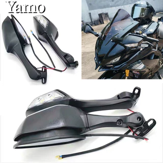 Espelho Retrovisor De Motocicleta R15-V3 Com Luz De Sinalização De Giro LED Para YAMAHA R15 V3 HONDA CBR
