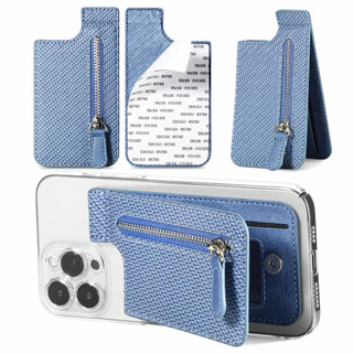 Padrão De Fibra PU Carteira De Couro Porta Cartão De Crédito Dinheiro Para Homens Bolsa De Moda Mulheres Celular iPhone Samsung