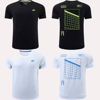 2023 Novas Camisas Yonex Badminton Manga Curta Masculina E Feminina Secagem Rápida Roupas Esportivas Competição De Treinamento De Tênis