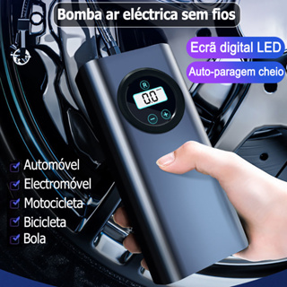 Newboler 150PSI display digital bomba de ar elétrica sem fio pneu inflator motocicleta carro bicicleta compressor de ar portátil