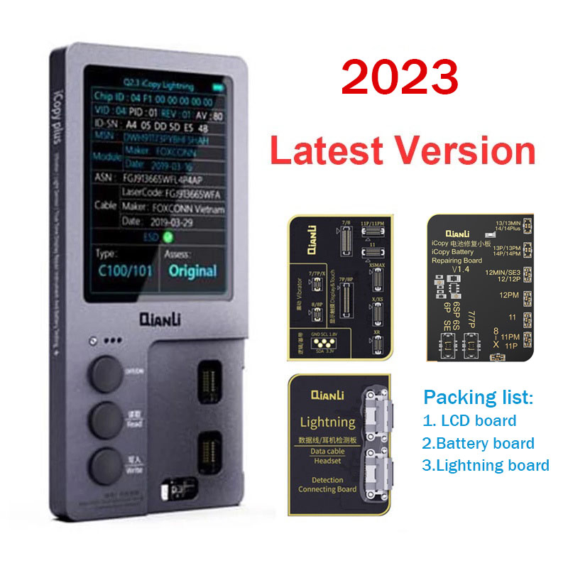 Qianli ICopy Plus 2.2 Programador De Reparo De Tom Verdadeiro Para iP 7-14 Pro Transferência EEPROM LCD/Vibrador Max