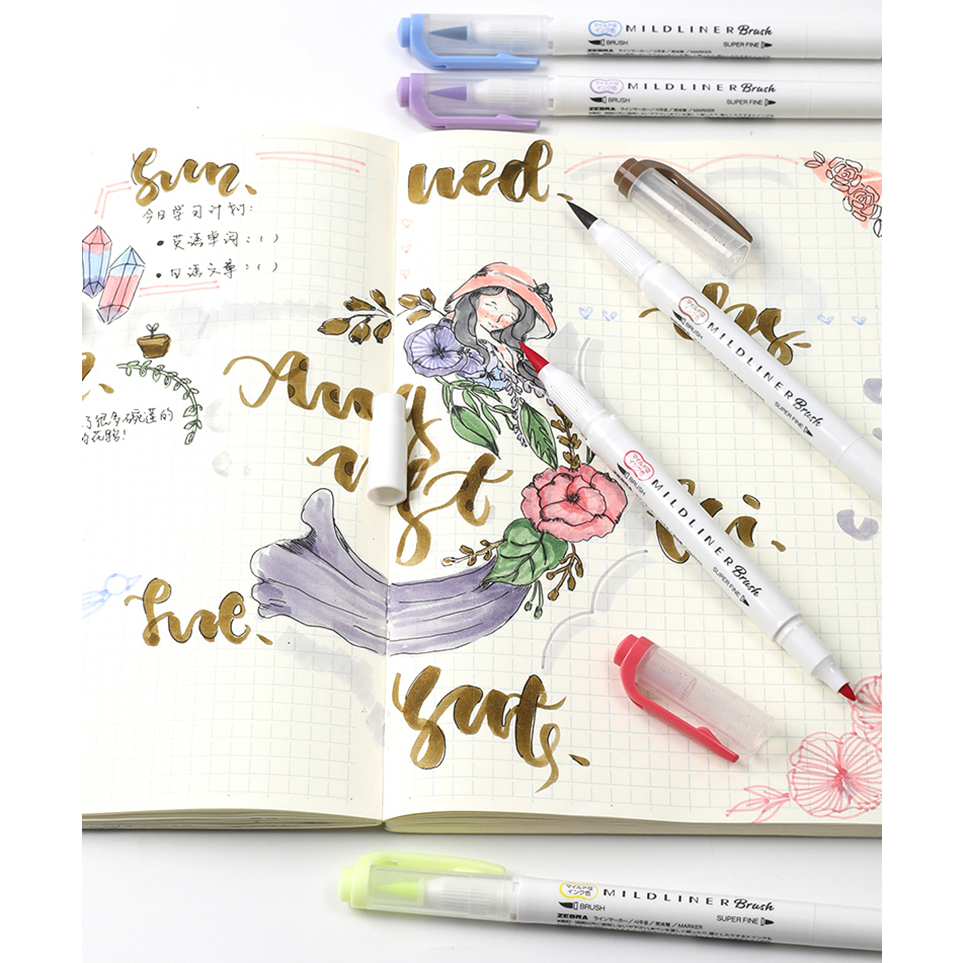 Zebra Japonesa WFT8 15/25Color Set MildLiner Caneta De