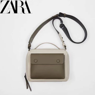 2023 ZARA Saco Cruzado Novo De Mala De Mão Para Homens De Moda Mensageiro