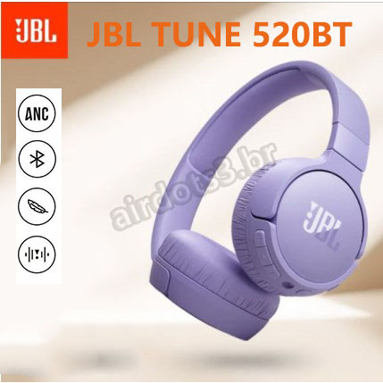 Jbl Tune T520Bt /T520Bt PK Jbl T450Bt Fone de ouvido Bluetooth sem fio Bass Affectionate Fone de ouvido para reprodução esportiva