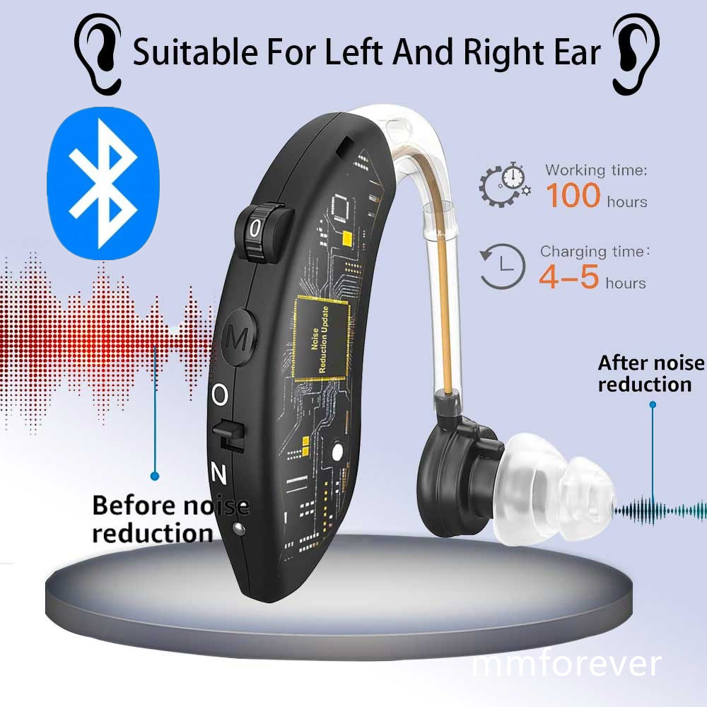 ❤Estoque pronto❤Novo Estilo Com Função Bluetooth Aparelho Auditivo Modo Duplo Aparelho Auditivo Recarregável Fone de ouvido para Idosos Múltiplos