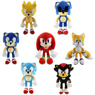 Sonic The Hedgehog Shadow Amy Rose Knuckle Tail Plush Boneca De Pelúcia Macia Para Crianças S8Y5